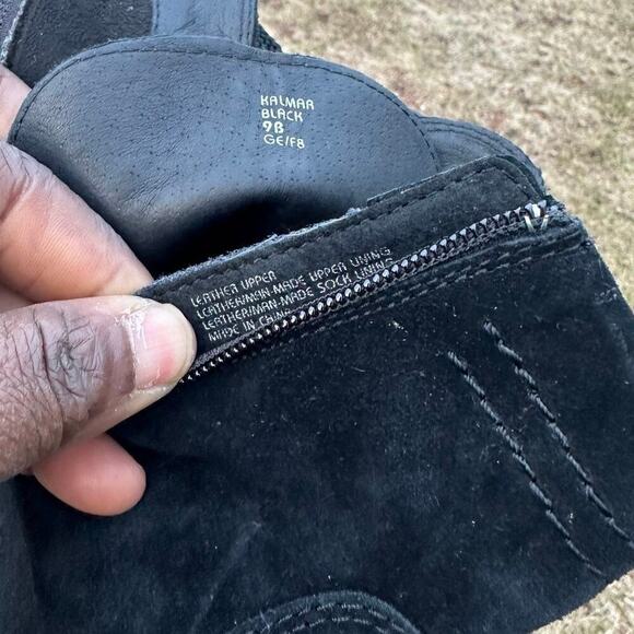 Earth Shoes Kalmar Wedge Leather Ankle Booties Size 9 - Picture 9 of 11